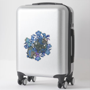 Sticker Classe Fleurs Bleues de la Corne Française