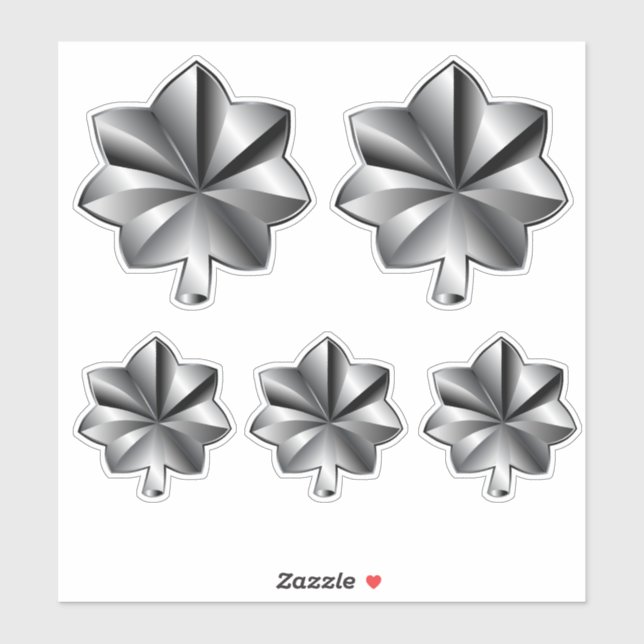 Sticker Classement militaire des États-Unis - Lieutenant-c (Feuille)