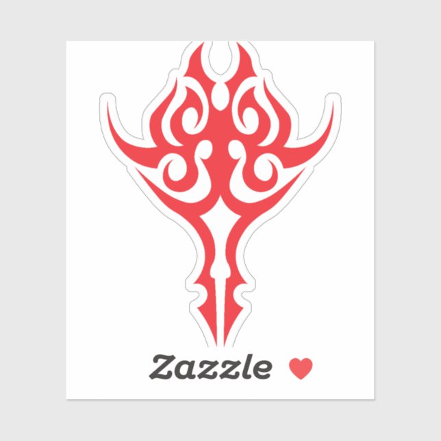 Sticker Classic Ornamental Floral Border Elegant Design (Feuille)