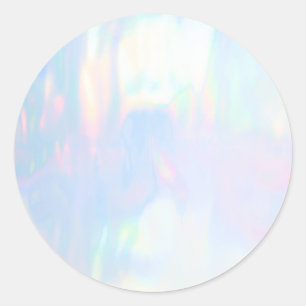 Sticker Classic Rond Faux Holo