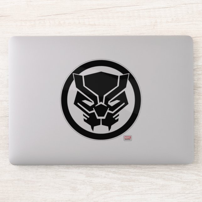 Sticker Classique Avengers | Icône Panthère noire (Ordinateur)