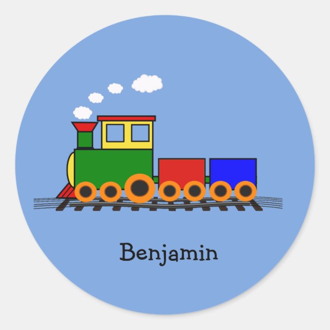 Sticker classique petit train (Devant)