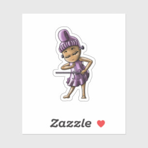 Sticker Classique violon mignon