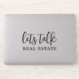 Sticker Classy Parlons immobilier Promotionnel