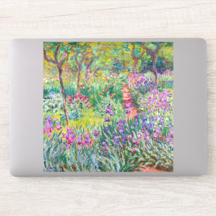 Sticker Claude Monet - Le jardin d'Iris à Giverny