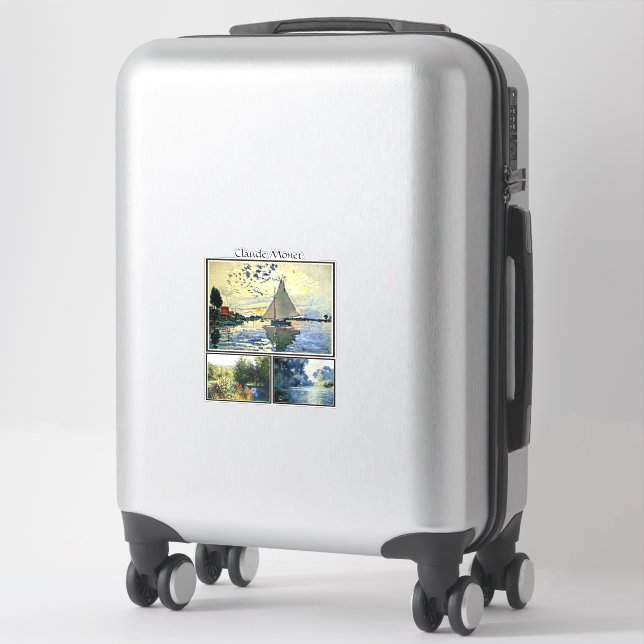 Sticker Claude Monet peinture célèbre (Sur valise)