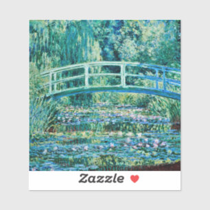 Sticker Claude Monet - Pont D'Eau Et Pont Japonais