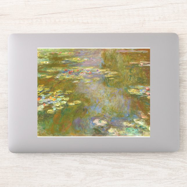 Sticker Claude Monet - Water Lily Pond 1917 (Ordinateur)
