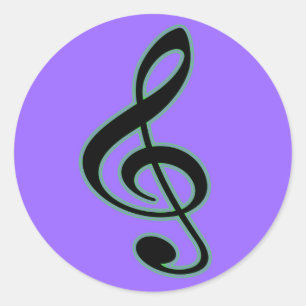 Sticker Clé Treble