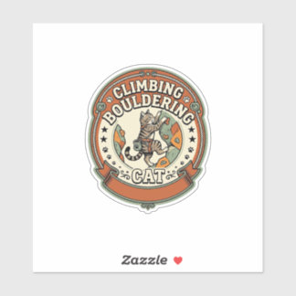 Sticker Climbing Bouldering Cat Climbing Bouldering Cat Vi