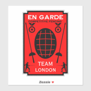 Sticker Clôture de l'épée concurrentielle