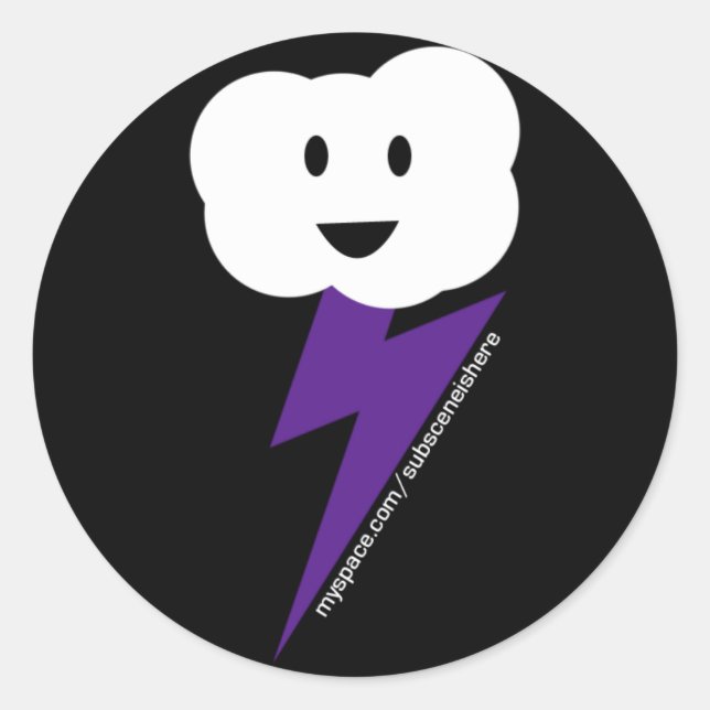 Sticker Cloud&Lightning ! (Devant)