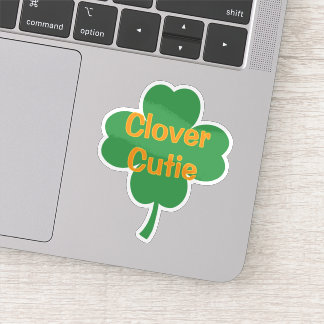 Sticker Clover Cutie 4-Leaf Clover St Patrick's Day