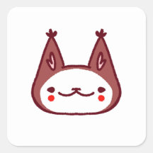 Sticker Clown Cat