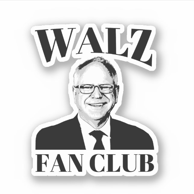 Sticker Club de fans Tim Walz (Devant)