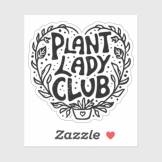 Sticker Club de femmes plantes