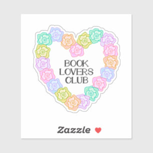 Sticker Club des amateurs de livres
