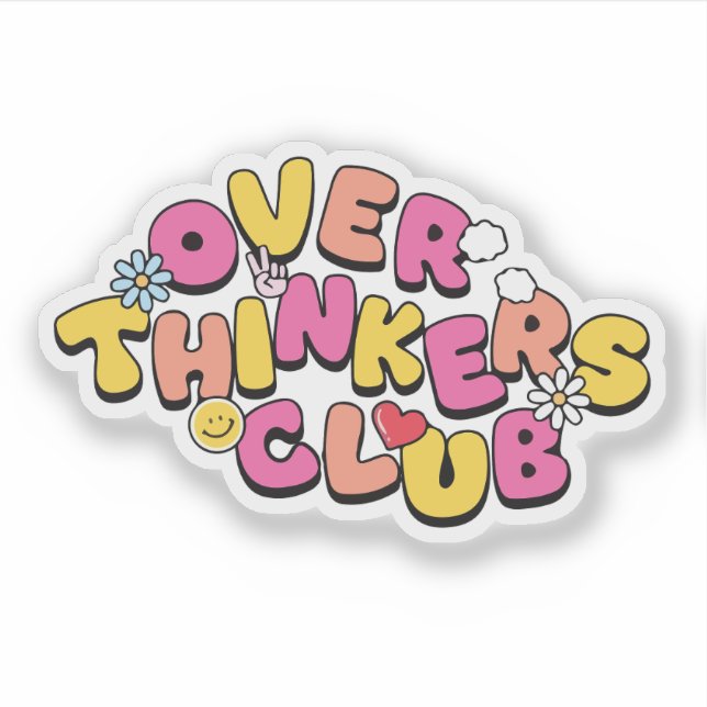Sticker club des suranalyseurs (Devant)