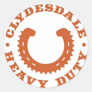 Sticker Clydesdale MTB "Heavy Duty"