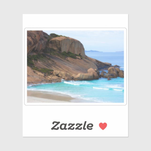 Sticker Coastal Landscape (Feuille)