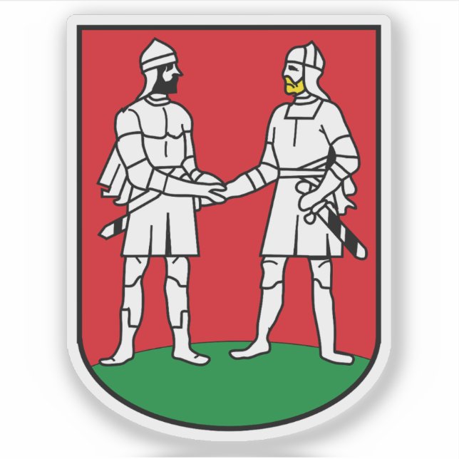 Sticker Coat of arms of Bünde, Germany (Devant)
