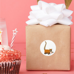 Sticker Coatimundi avec un joli sourire