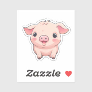 Sticker Cochon de dessin