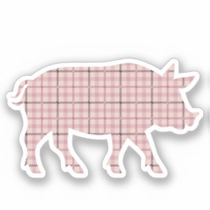 Sticker Cochon rose