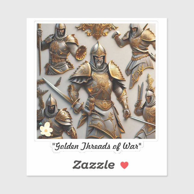 Sticker "Code du guerrier" (Feuille)