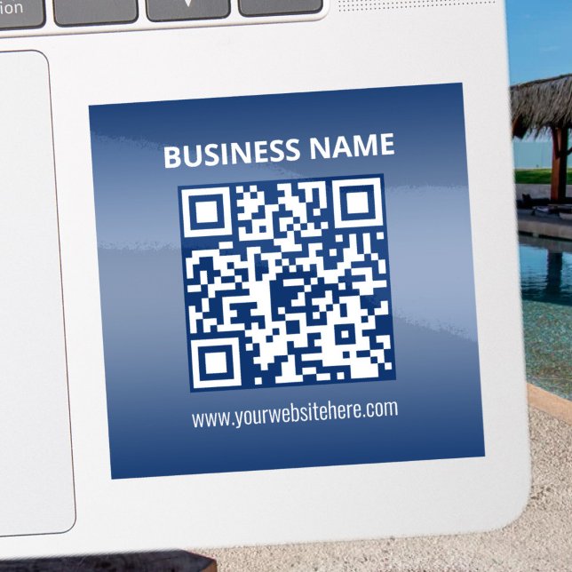 Sticker Code QR | Bleu (ou toute couleur) (Créateur téléchargé)