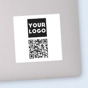Sticker Code QR modifiable et logo ou image de votre entre