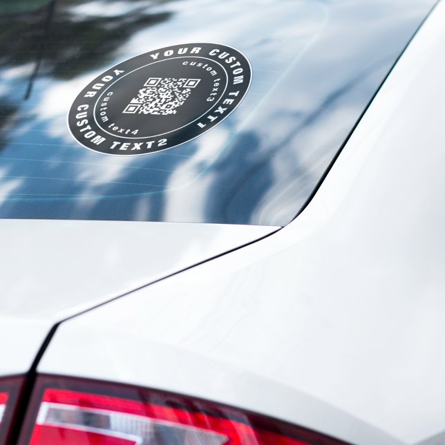 Sticker Code QR sur Vinyl, Badge pare-chocs de fenêtre de  (Créateur téléchargé)