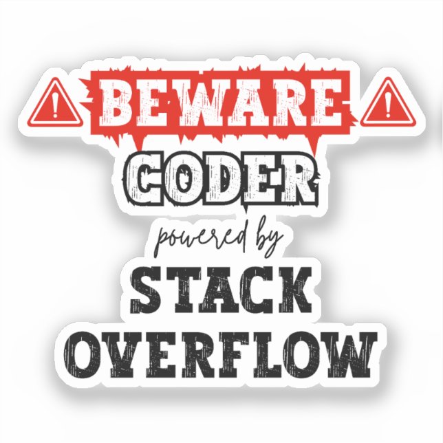 Sticker Codeur alimenté par débordement de pile | Programm (Recto)