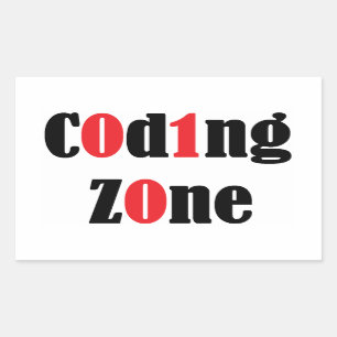 Sticker, Coding Zone Sticker