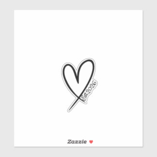 Sticker cœur
