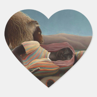 STICKER CŒUR 眠るジプシー女