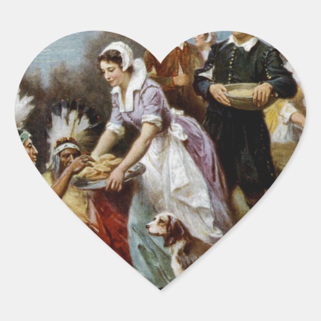 Sticker Cœur 1re action de grâces (Devant)