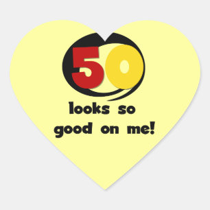 Sticker Cœur 50 regards si bons sur moi T-shirts et cadeaux