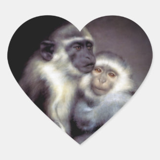 Sticker Cœur Abelard et Heloise