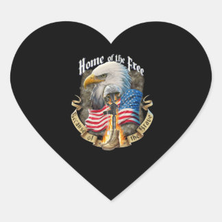 Sticker Cœur Accueil De La Liberté À Cause De L'Aigle Vetera Le