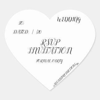 Sticker Cœur #ALAVANT Productions Mariage Faire-part RSVP