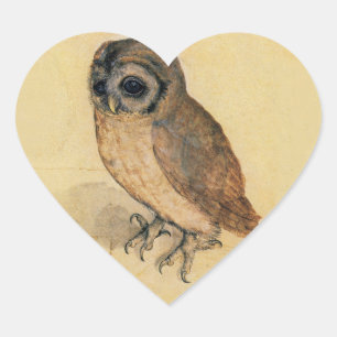 Sticker Cœur Albrecht Durer La Petite Chouette