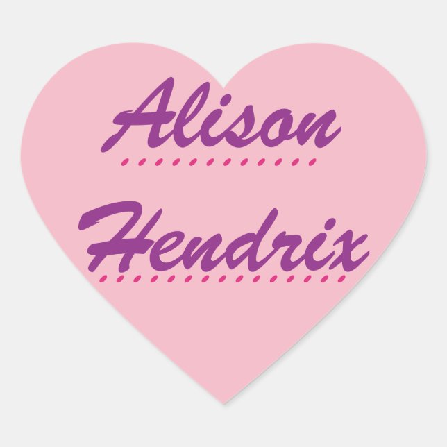Sticker Cœur Alison d'orphan noir (Devant)