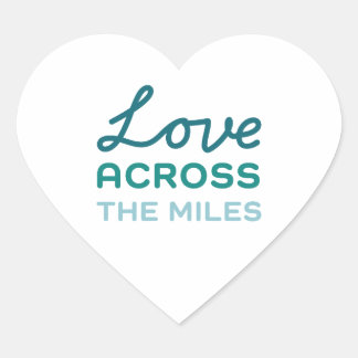 Sticker Cœur Amour à travers les kilomètres - Réunification
