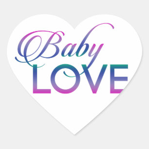 Sticker Cœur Amour bébé