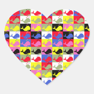 Sticker Cœur Andy Whale-Hole™_Lots o' baleines en forme de coeu