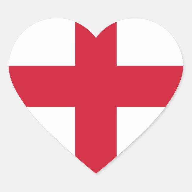 Sticker Cœur angleterre (Devant)