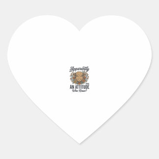 Sticker Cœur Apparemment j'ai un t-shirt de vache des Highlands