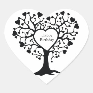Sticker Cœur Arbre cardiaque