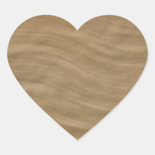 Sticker Cœur Arrière - plan naturel Tan Sandstone Look